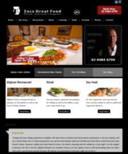 website designer for restaurants sydney - Web Design